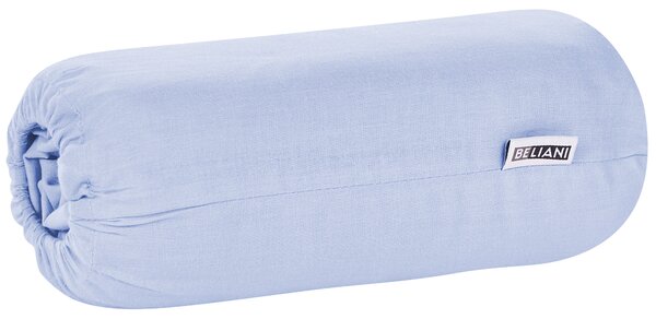 Prostěradlo s gumou JANBU Bavlna 200 x 200 cm Světle modrá