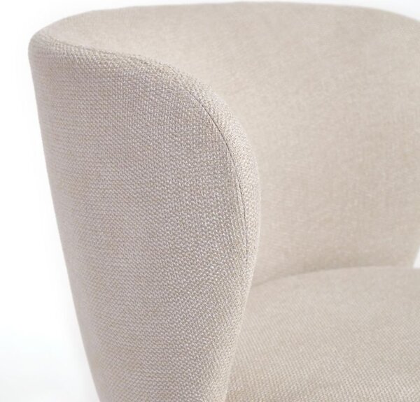 Kave Home Béžová barová židle Ciselia 75 cm