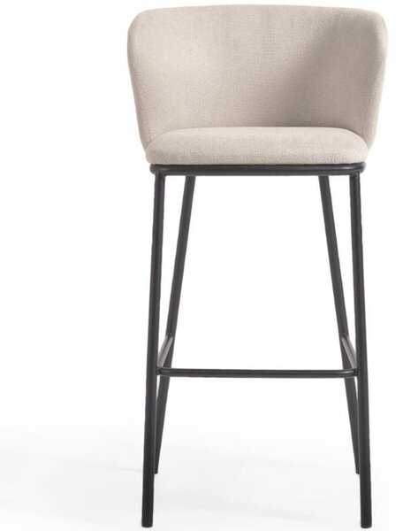 Kave Home Béžová barová židle Ciselia 75 cm
