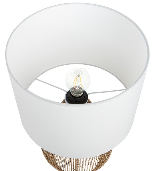 Stolní lampa MALEWA Papírové lano Přírodní