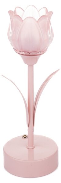 Stolní lampa TULIPÁN růžová