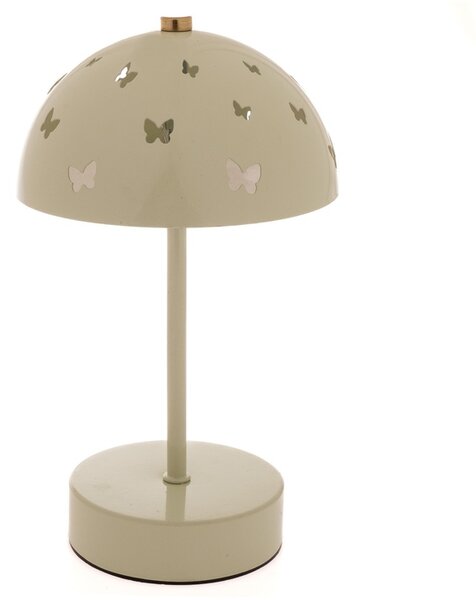 Stolní lampa MOTÝLEK krémová