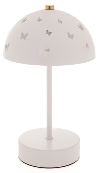 Stolní lampa MOTÝLEK bílá