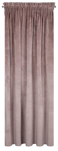 ZATEMŇOVACÍ ZÁVĚS NA PÁSCE VILLA 140X270 CM PÚDROVĚ RŮŽOVÁ