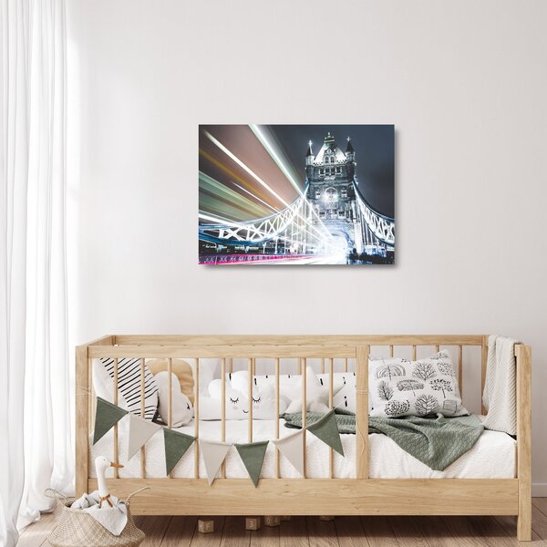 Skleněný obraz Tower Bridge (70x50 cm)