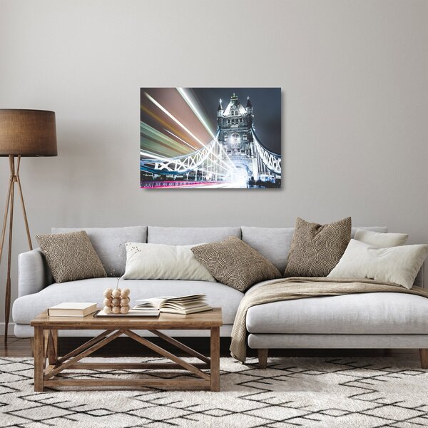 Skleněný obraz Tower Bridge (70x50 cm)