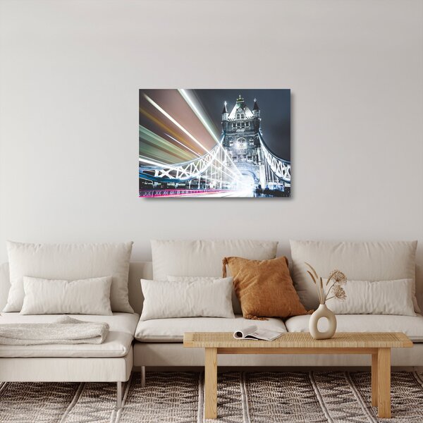 Skleněný obraz Tower Bridge (70x50 cm)