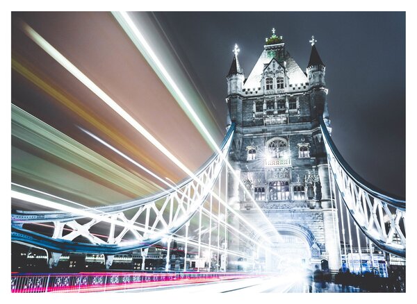 Skleněný obraz Tower Bridge (70x50 cm)