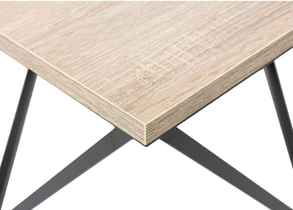 DekorStyle Konferenční stolek Loftstyle 60 cm černý