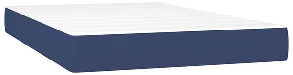 Box spring postel s matrací a LED modrá 120 x 200 cm textil 3133547