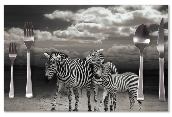 Sablio Prostírání Zebry: 40x30cm