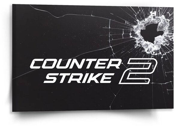 Sablio Obraz Counter Strike 2 Průstřel - 120x80 cm