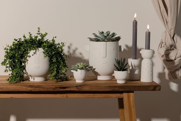 Räder Porcelánový svícen Face - velikost M