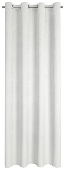ZATEMŇOVACÍ ZÁVĚS NA KROUŽCÍCH ELIZA 140X250 CM BÍLÁ BS