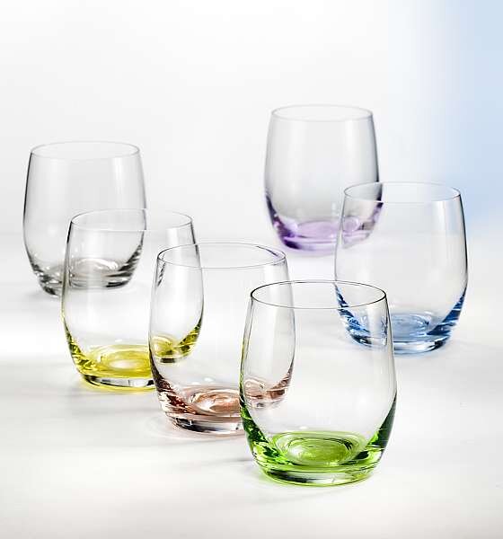 Crystalex barevné skleničky Club Rainbow 300 ml 6 ks