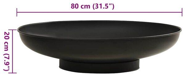 Přenosné ohniště 80 cm ocel 313344