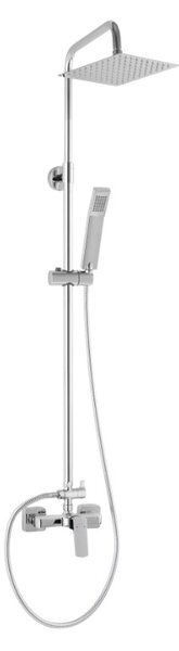 Ferro Vitto Verdeline, sprchová sada 150 mm s horní dešťovou hlavicí, chrom lesklý, NP81-BVI7UVL