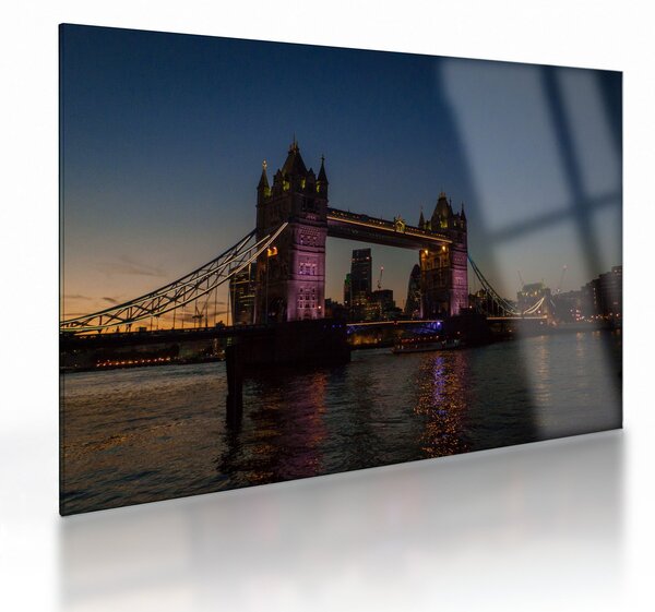 Skleněný obraz - Tower bridge (70x50 cm)
