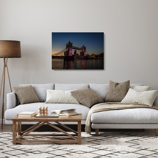 Skleněný obraz - Tower bridge (70x50 cm)