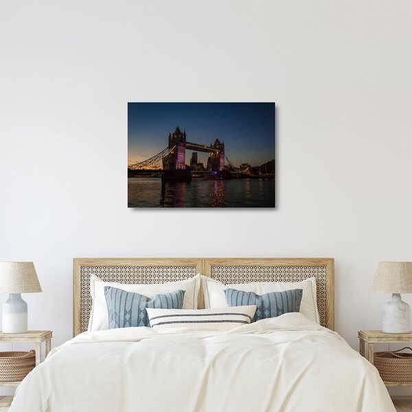 Skleněný obraz - Tower bridge (70x50 cm)