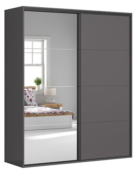 Šatní skříň Flex 200/237, grafit
