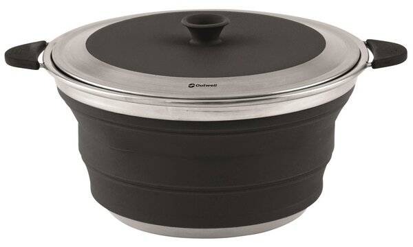 Hrnec Outwell Collaps pot with lid 2,5 l Barva: Midnight Black