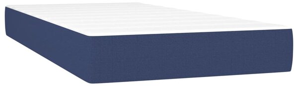 Box spring postel s matrací a LED modrá 80 x 200 cm textil 3133995