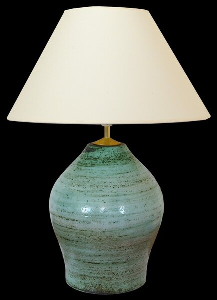 Stolní lampa Aqua, A703 - Lampa se stínidlem-stříbrné doplňky