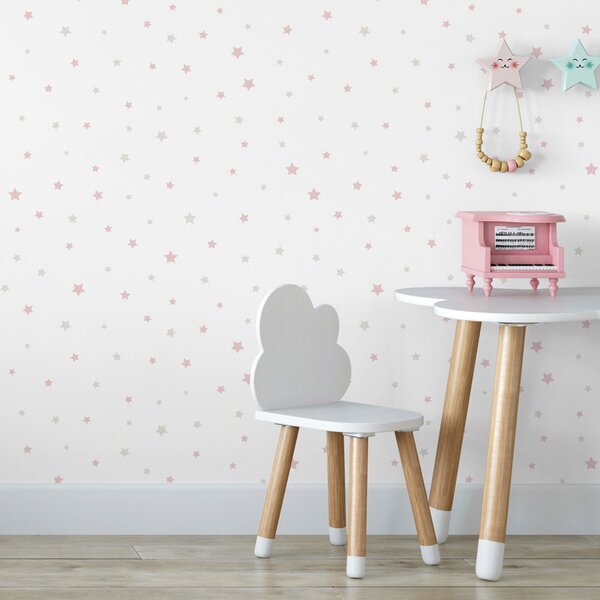 Papírová tapeta na zeď, hvězdičky, 457-2, Pippo, Ichwallcoverings ROZBALENO