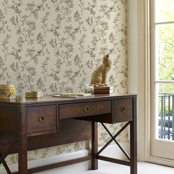 Vliesová tapeta na zeď, krémová, větvičky, 113346, Laura Ashley Signature ROZBALENO