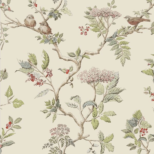 Vliesová tapeta na zeď, krémová, větvičky, 113346, Laura Ashley Signature ROZBALENO