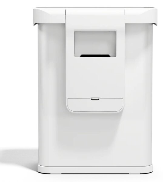 Simplehuman bezdotykový odpadkový koš SENSOR, 58 L, hlasové ovládání, bílá ocel