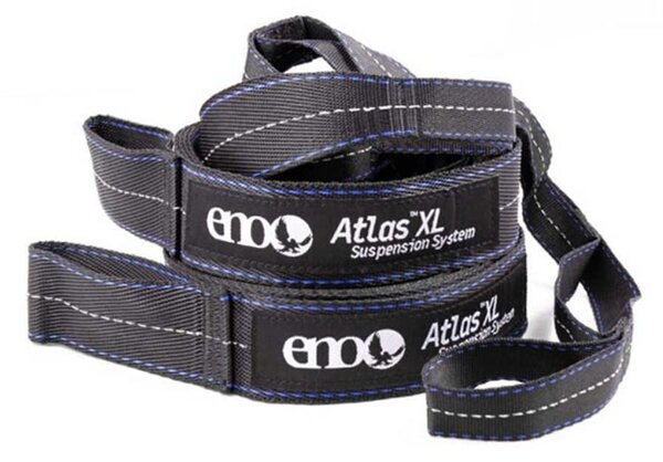 Popruhy pro zavěšení houpací sítě ENO Atlas XL Black/Royal