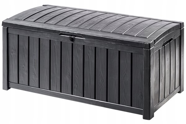 Zahradní úložný box Keter 390 l černý plast 128x65x61 cm