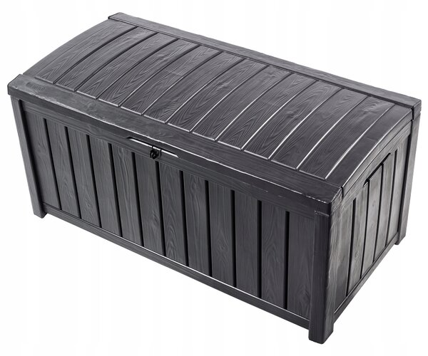 Zahradní úložný box Keter 390 l černý plast 128x65x61 cm