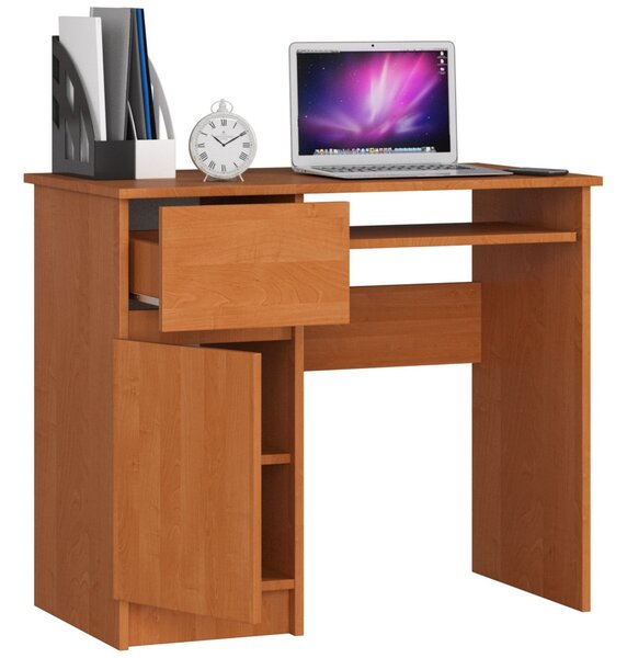 Ak furniture Psací stůl PIKSEL 90 cm olše levý