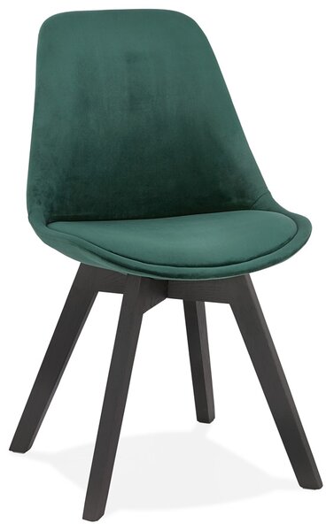 KoKoon Design Zelená/černá jídelní židle Kokoon Collins