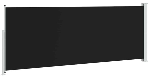 Zatahovací boční markýza 180 x 514 cm černá 313405