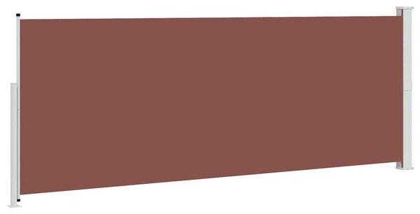 Zatahovací boční markýza 180 x 500 cm hnědá 313408