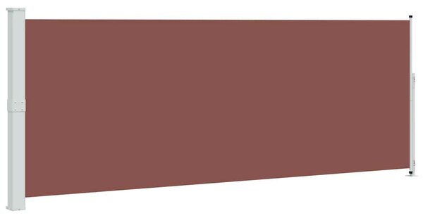 Zatahovací boční markýza 180 x 500 cm hnědá 313408