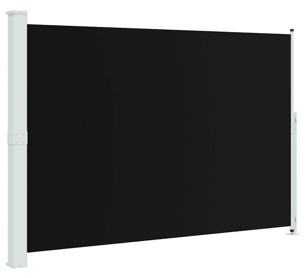 Zatahovací boční markýza/zástěna 200 x 314 cm černá 313411