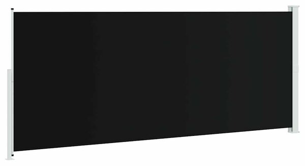 Zatahovací boční markýza 200 x 514 cm černá 313417