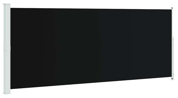 Zatahovací boční markýza 200 x 514 cm černá 313417