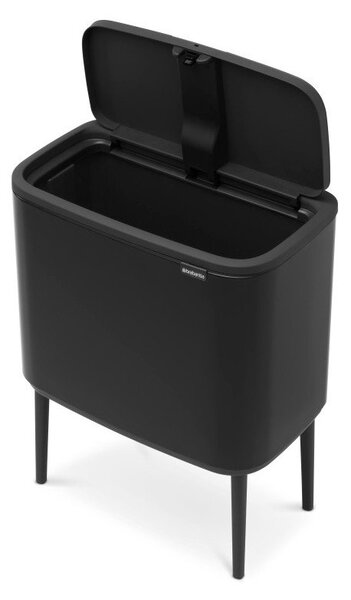 Matně černý dotykový ocelový odpadkový koš 36 l Bo Touch Bin – Brabantia