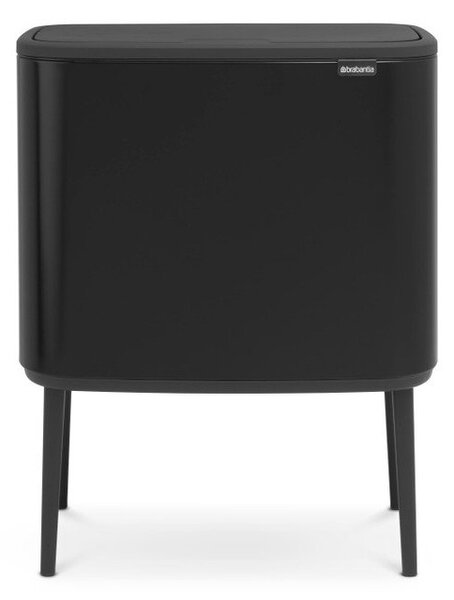 Matně černý dotykový ocelový odpadkový koš 36 l Bo Touch Bin – Brabantia
