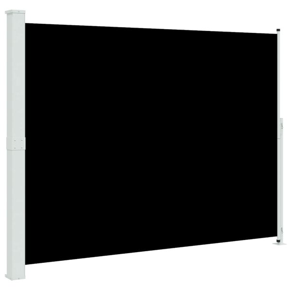 Zatahovací boční markýza 220 x 314 cm černá 313423