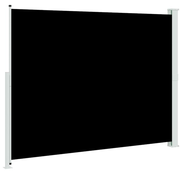 Zatahovací boční markýza 220 x 314 cm černá 313423