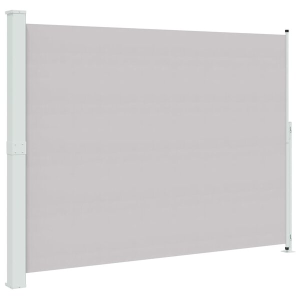 Zatahovací boční markýza 220 x 314 cm šedá 313425