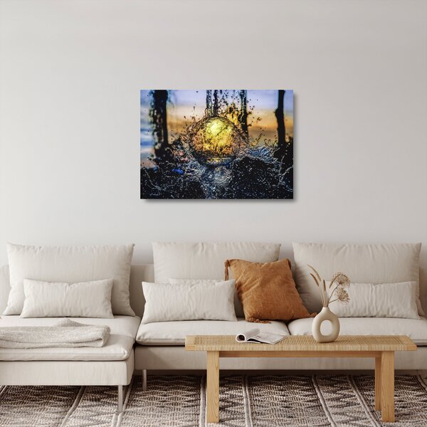 Skleněný obraz vody (70x50 cm)
