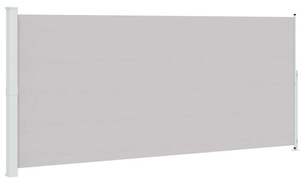 Zatahovací boční markýza 220 x 514 cm šedá 313431